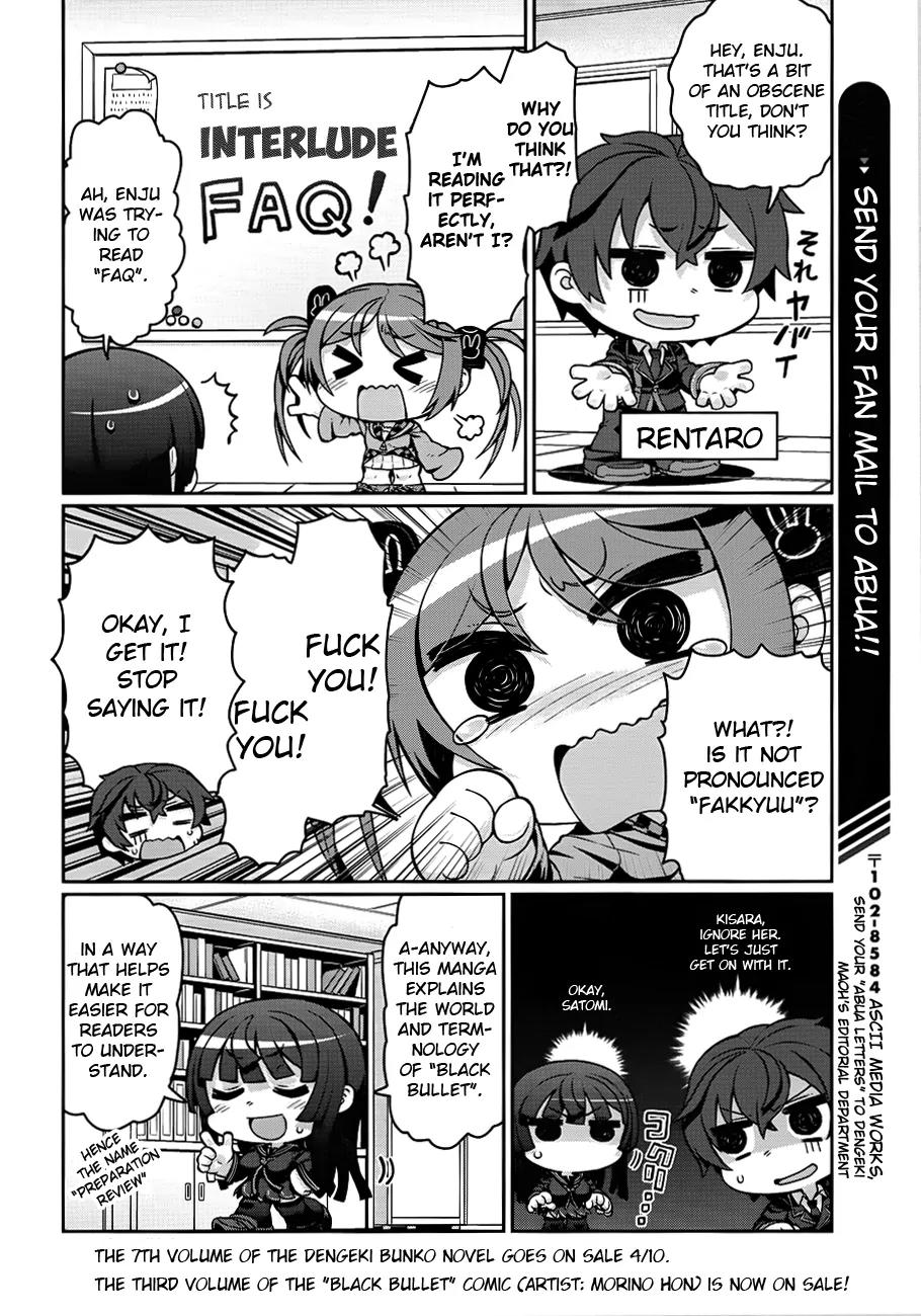 Black Bullet Chapter 17.5 page 3 - Chapter 17.5: I Have A Grudge Against Boobs