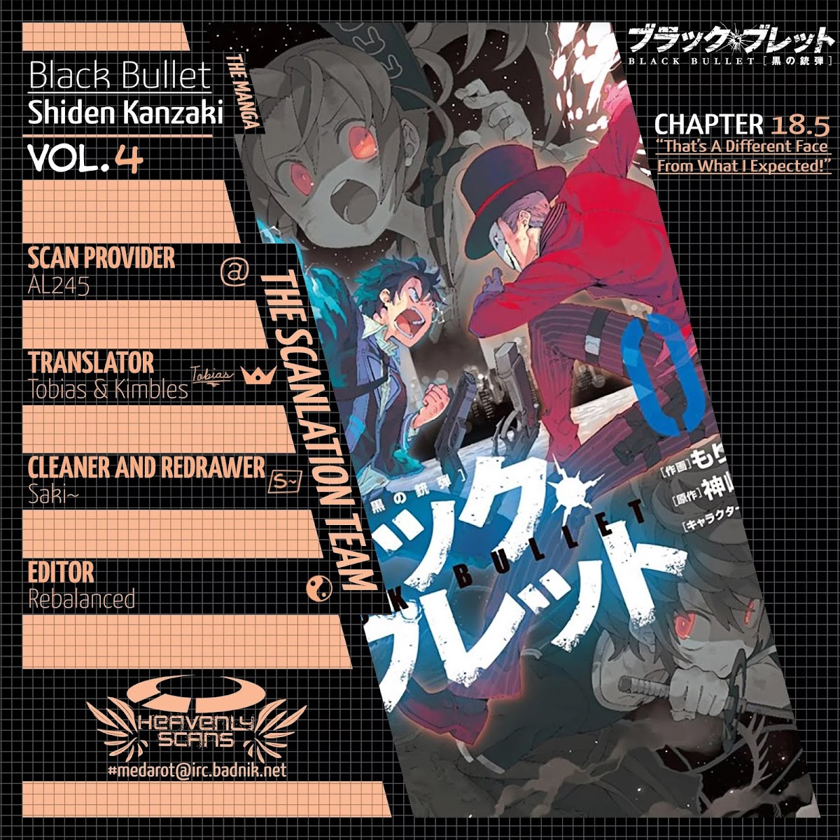 Black Bullet Chapter 18.5 page 2 - Chapter 18.5 : That's A Different Face From What I Expected!
