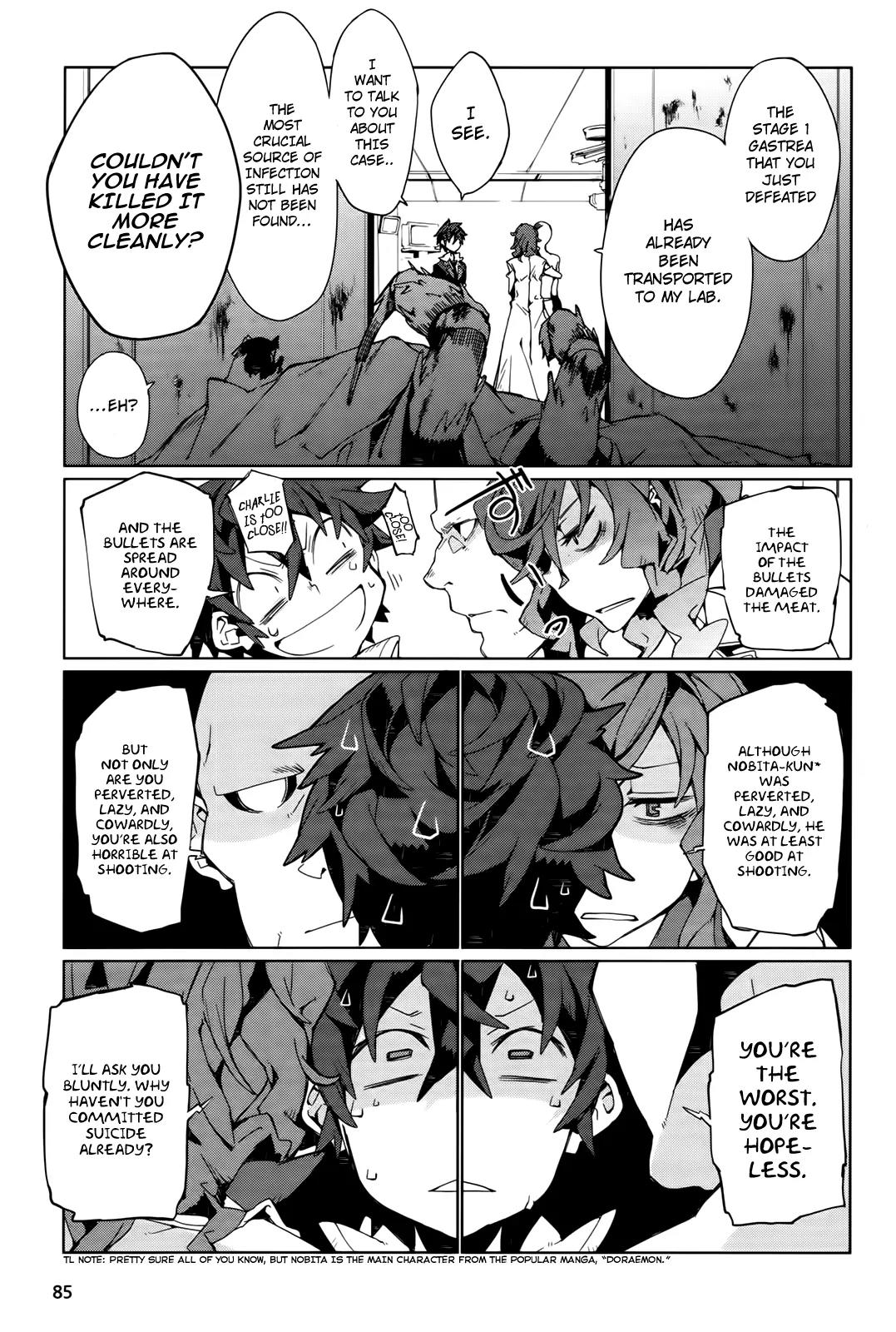 Black Bullet Chapter 3 page 16 - Chapter 3: The Cursed Children