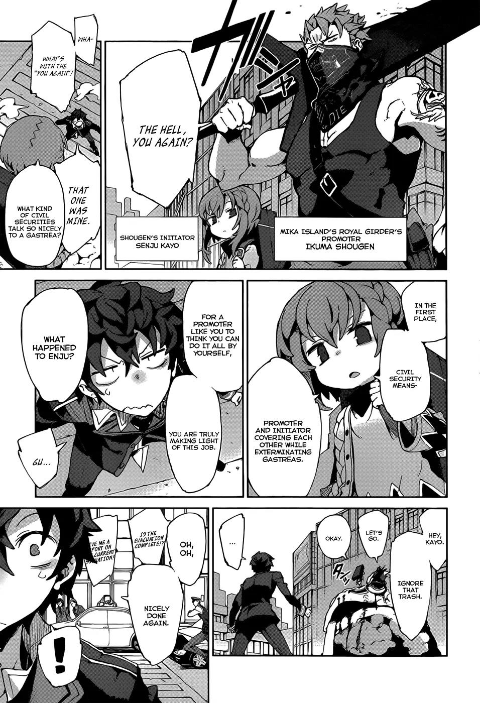 Black Bullet Chapter 9.5 page 4 - Chapter 9.5: A Day of Civil Securities