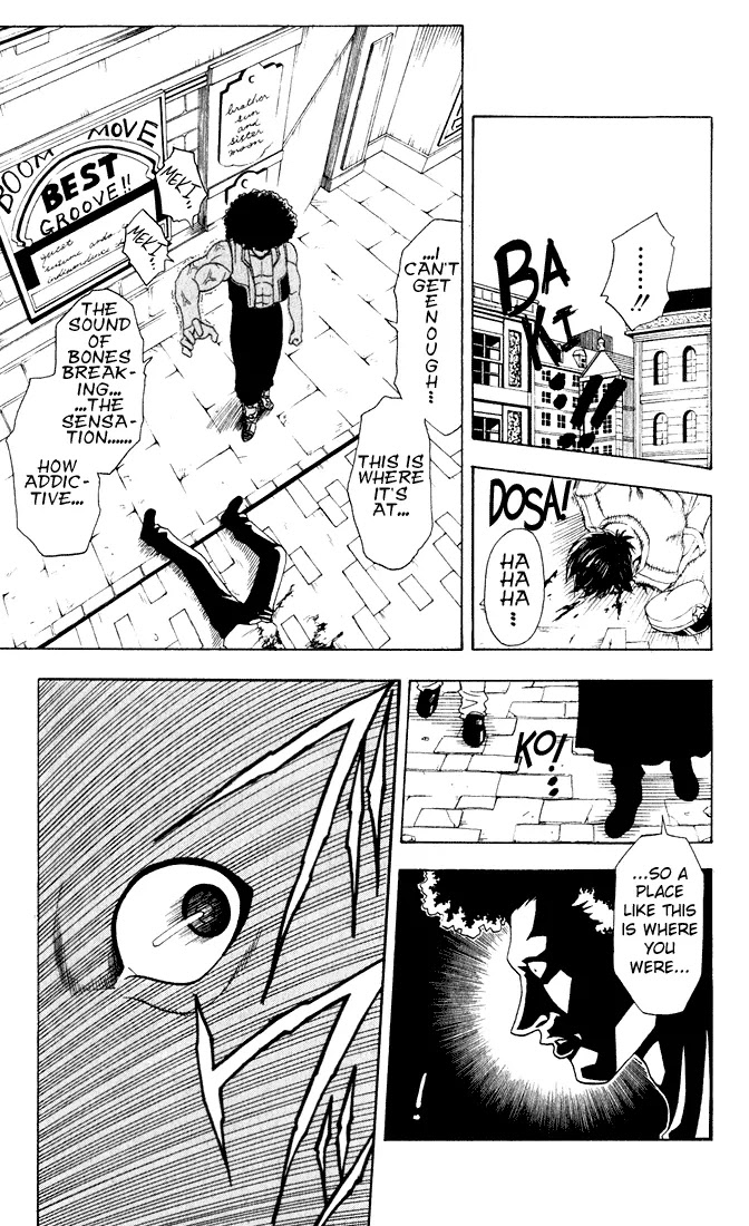 Black Cat Chapter 21 page 18 - Chapter 21: Speculation Revolving Around the Target, Gyanza