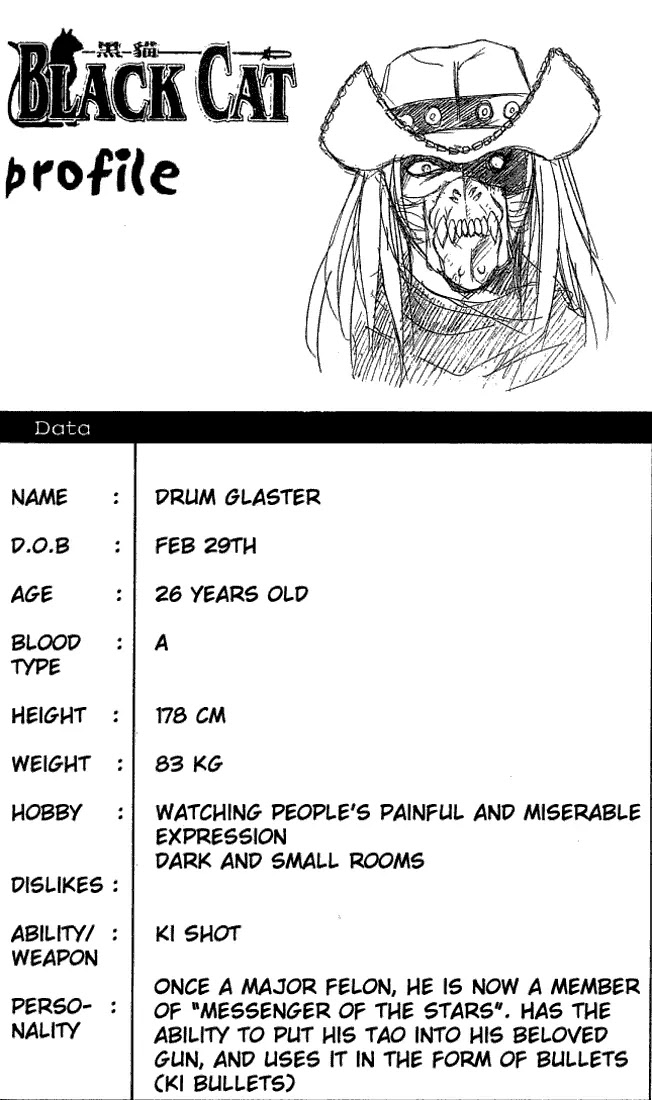 Black Cat Chapter 51 page 1 - Chapter 51: Train Vs. Drum - Final Battle