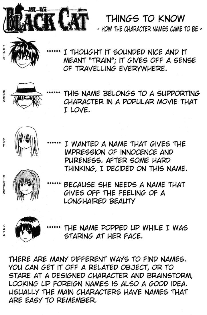 Black Cat Chapter 61 page 1 - Chapter 61: A Man Who Knew Saya
