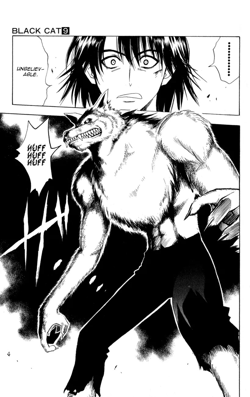 Black Cat Chapter 76 page 18 - Chapter 76: The Wolfman Transforms