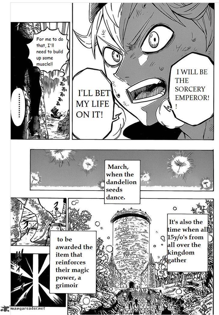 Black Clover Chapter 1 page 18 - Chapter 1: The Boy's Vow