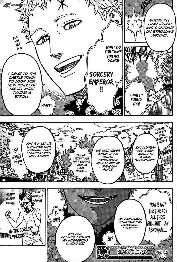 Black Clover Chapter 10 page 18 - Chapter 10: What Happened One Day in the Castle Town