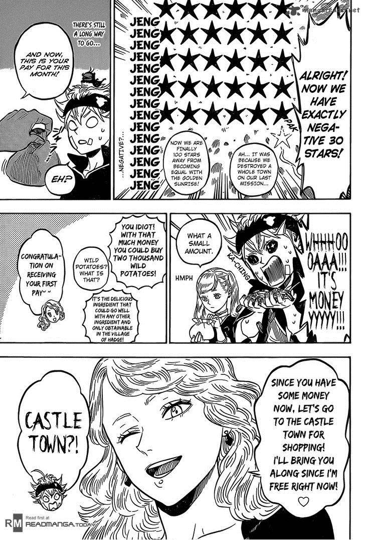 Black Clover Chapter 10 page 3 - Chapter 10: What Happened One Day in the Castle Town