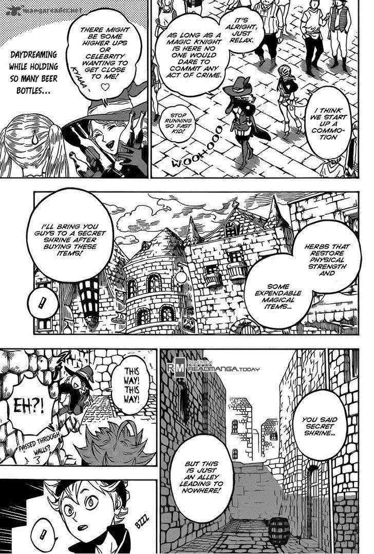 Black Clover Chapter 10 page 6 - Chapter 10: What Happened One Day in the Castle Town