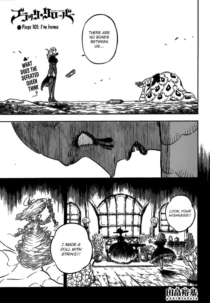 Black Clover Chapter 101 page 1 - Chapter 101: I'm Home