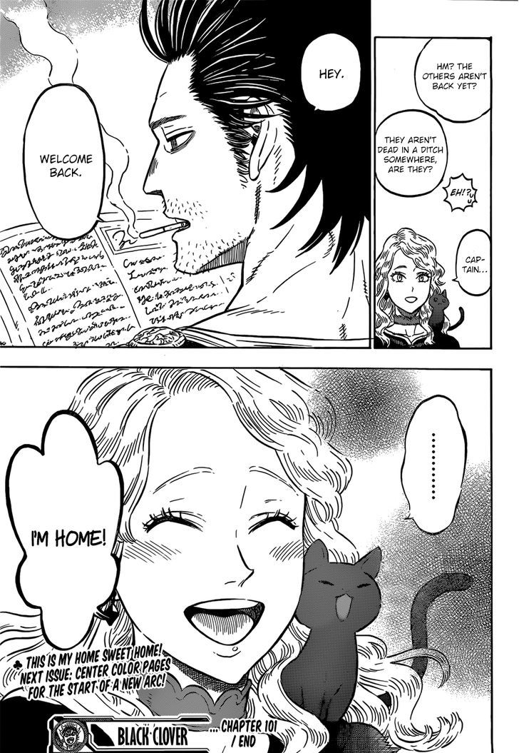 Black Clover Chapter 101 page 17 - Chapter 101: I'm Home