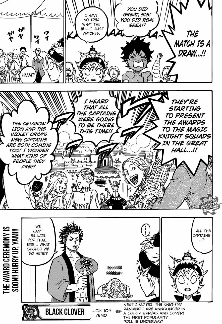 Black Clover Chapter 104 page 17 - Chapter 104: The Briar Maiden's Melancholy