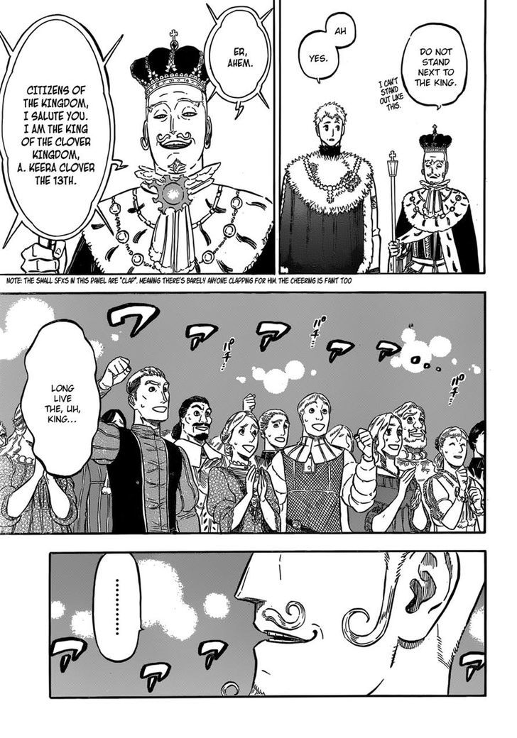 Black Clover Chapter 107 page 3 - Chapter 107: The King of the Clover Kingdom