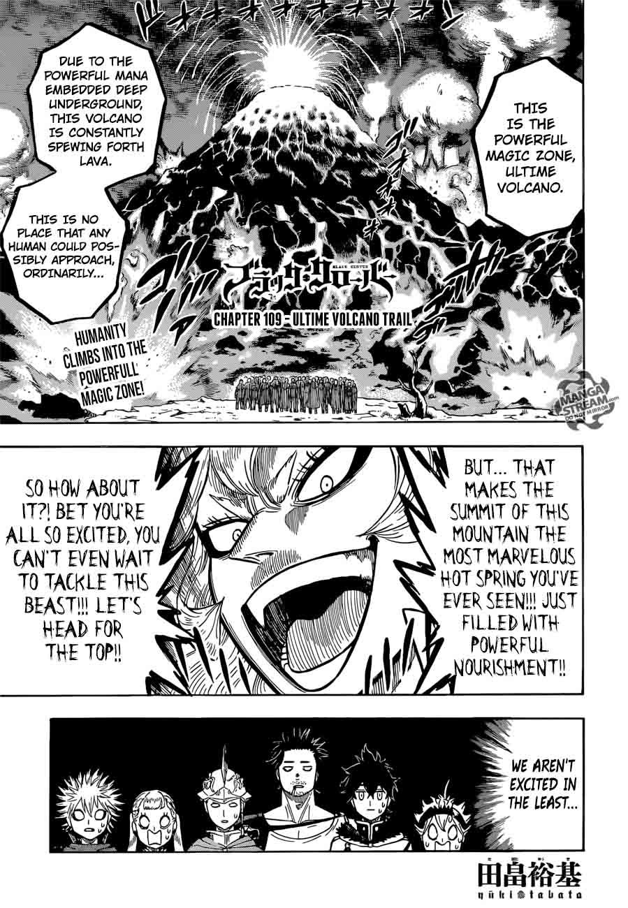 Black Clover Chapter 109 page 1 - Chapter 109: Ultime-Volcano Mountain Trail