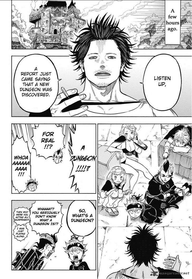 Black Clover Chapter 11 page 4 - Chapter 11: Dungeon