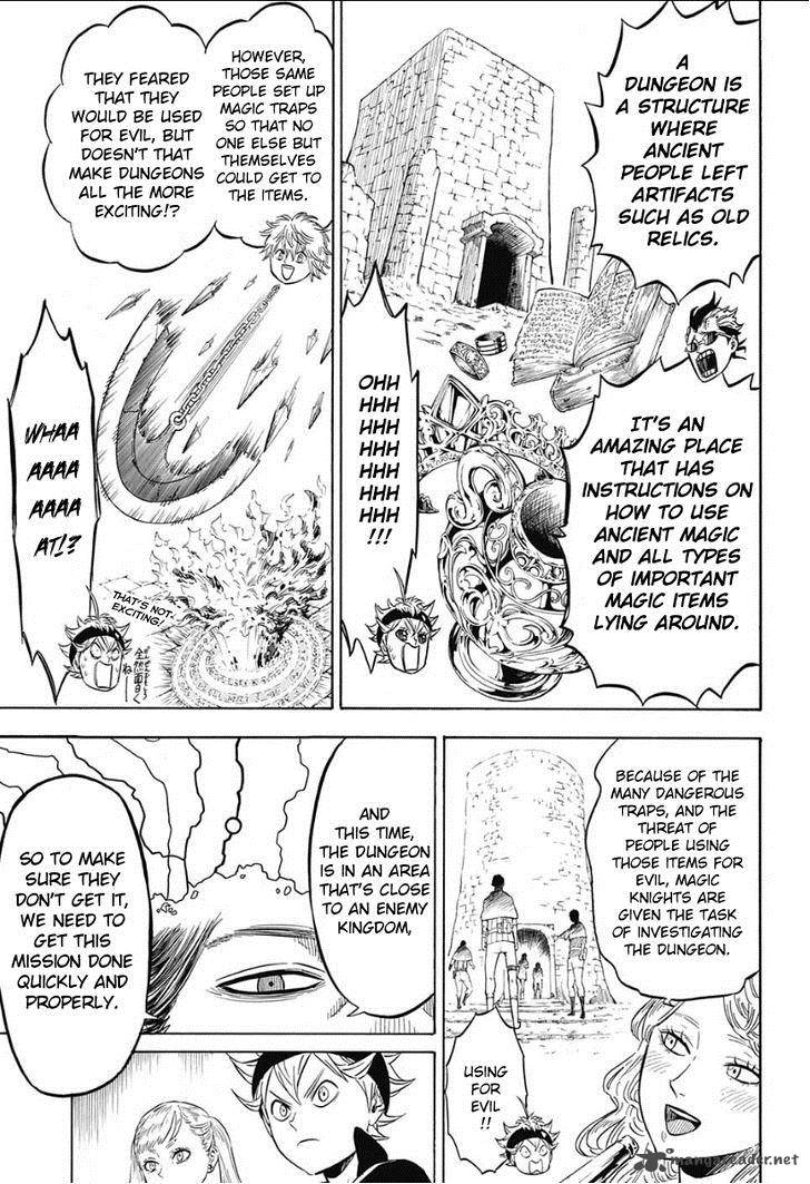 Black Clover Chapter 11 page 5 - Chapter 11: Dungeon