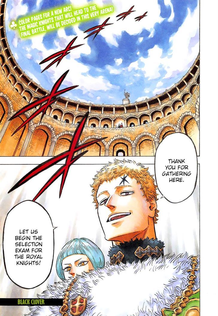 Black Clover Chapter 112 page 2 - Chapter 112: Royal Knights Selection Exam