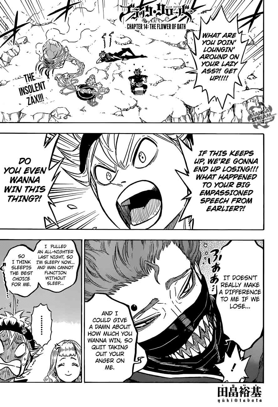 Black Clover Chapter 114 page 1 - Chapter 114: Flower of Resolution