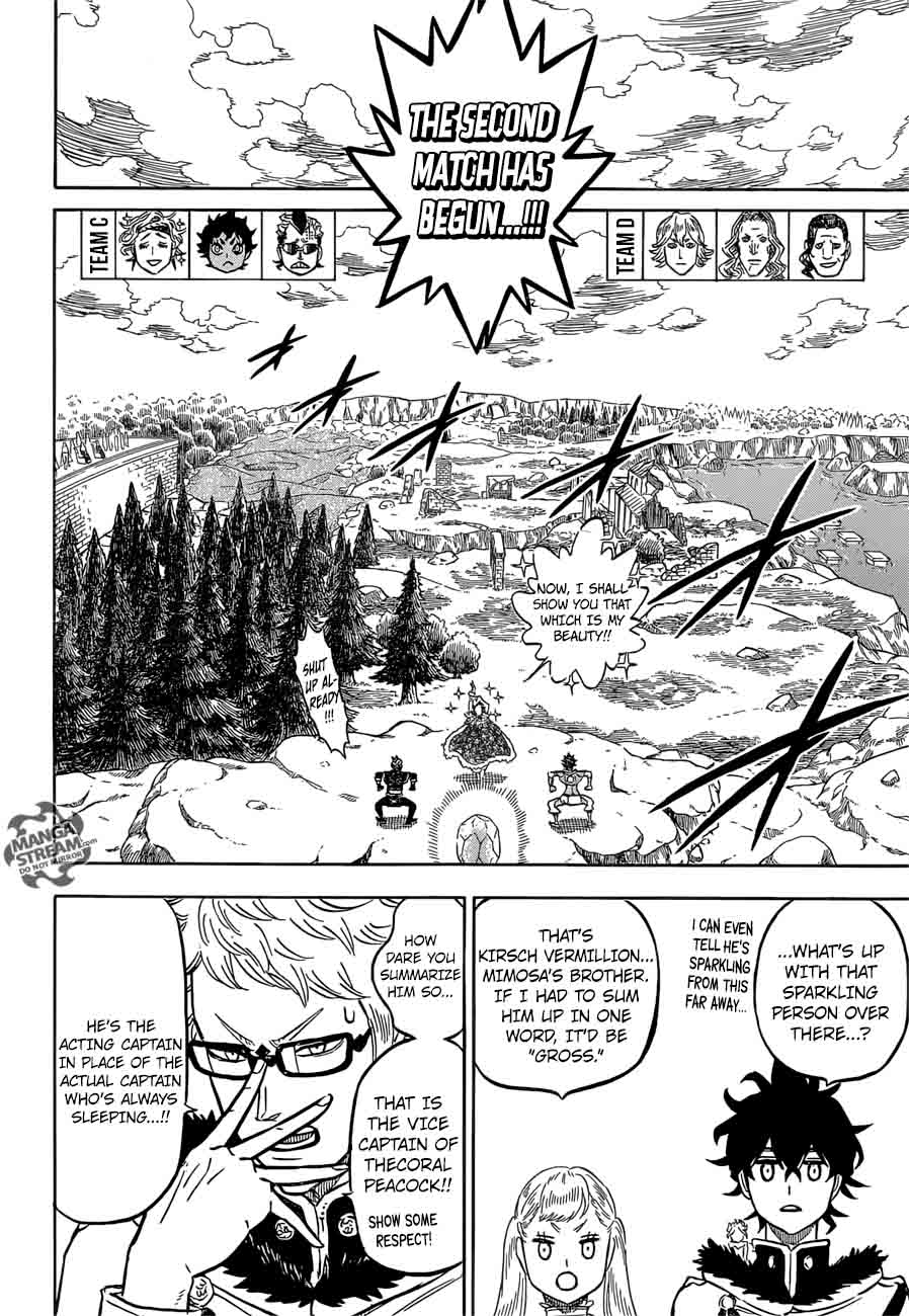 Black Clover Chapter 116 page 6 - Chapter 116: Coral Peacock's Vice-Captain