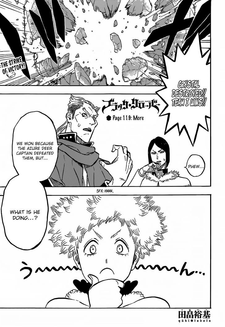 Black Clover Chapter 119 page 1 - Chapter 119: More
