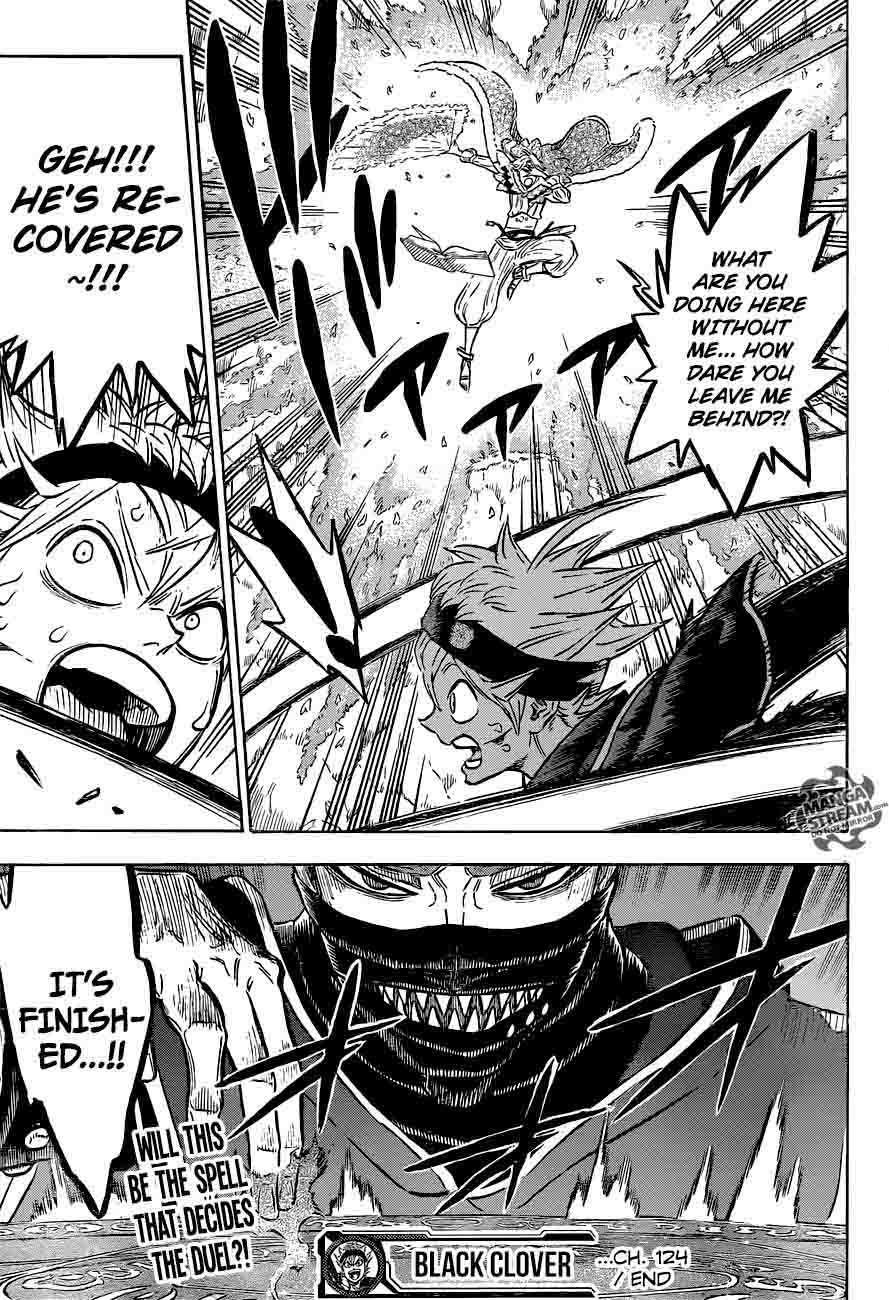 Black Clover Chapter 124 page 17 - Chapter 124: Yankee-Senpai Vs. Muscle Runt