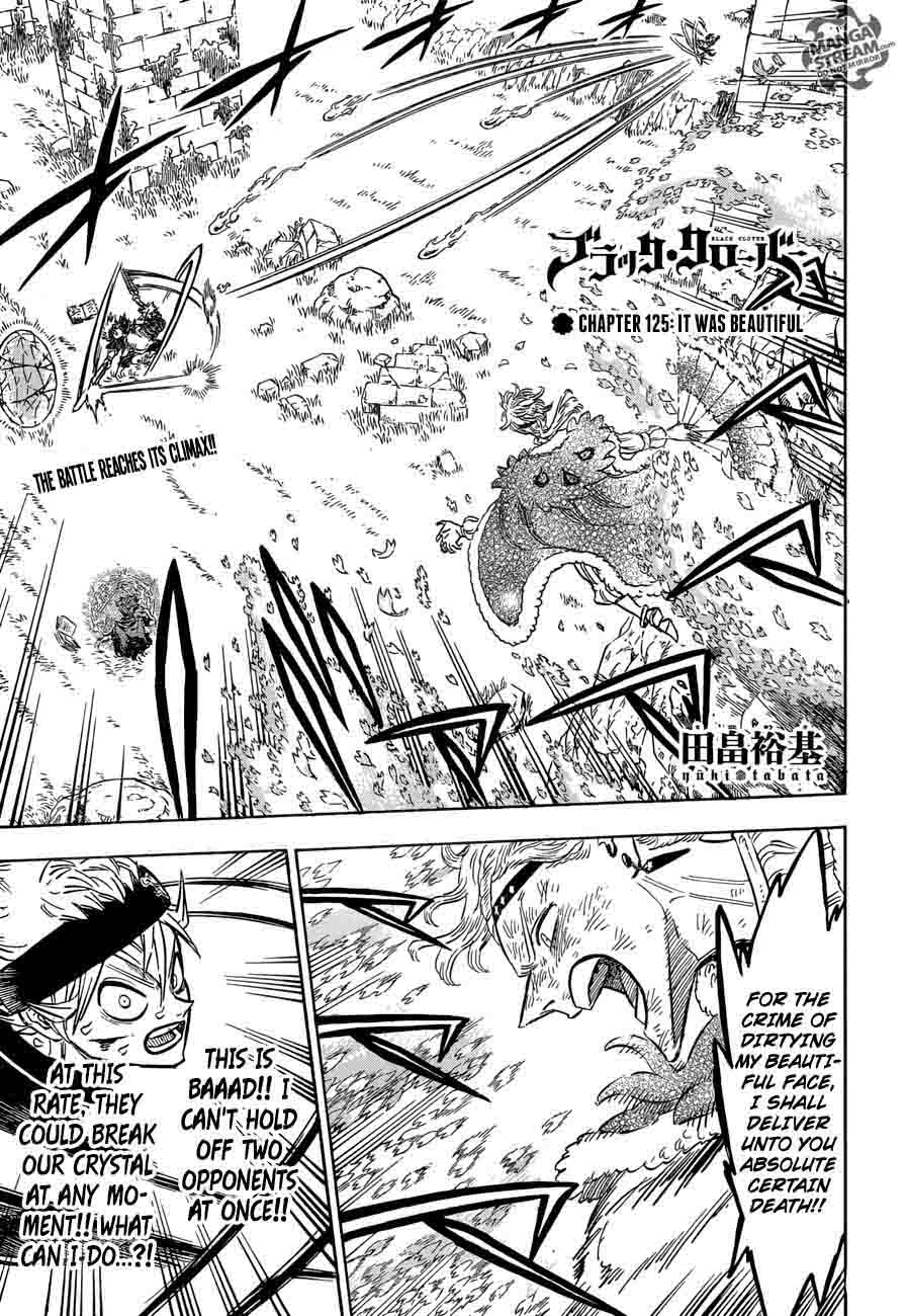 Black Clover Chapter 125 page 1 - Chapter 125: It Was Beautiful