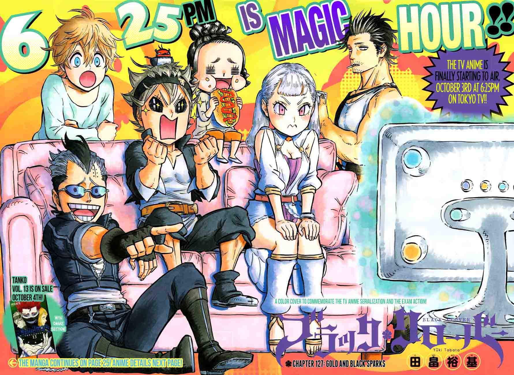 Black Clover Chapter 127 page 3 - Chapter 127: Gold and Black Sparks