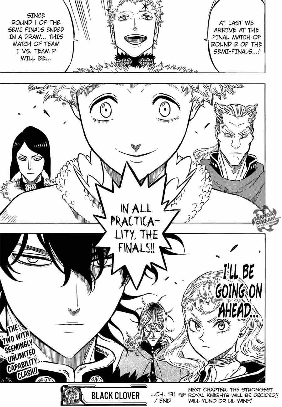 Black Clover Chapter 131 page 15 - Chapter 131: Ahead