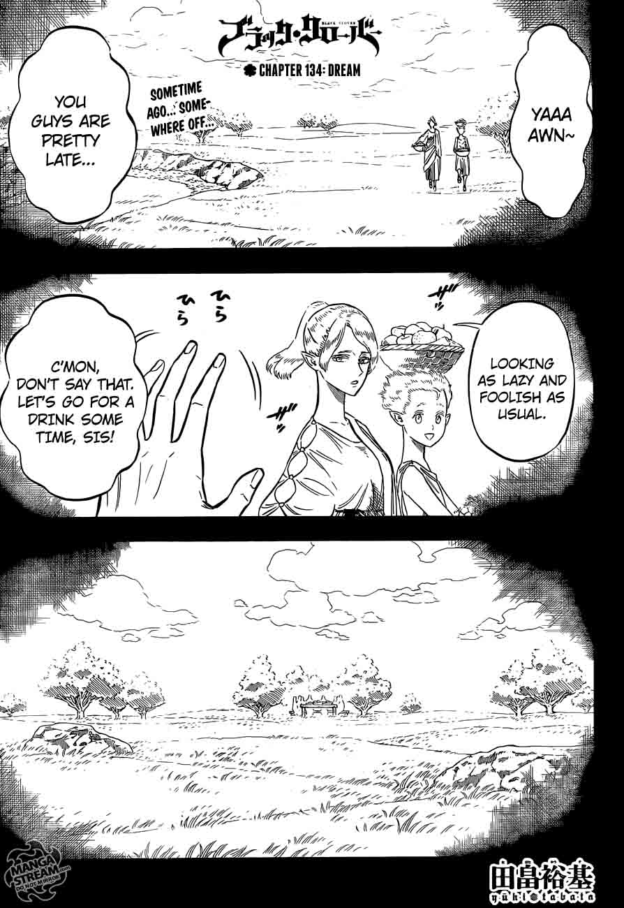 Black Clover Chapter 134 page 1 - Chapter 134: Dream