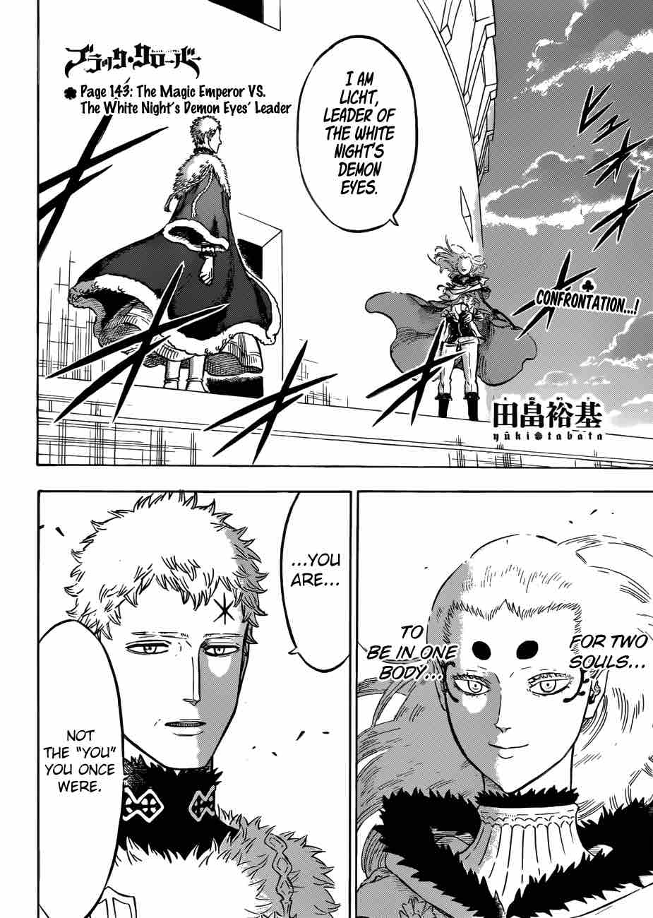 Black Clover Chapter 143 page 2 - Chapter 143: The Wizard King vs. the Eye of the Midnight Sun's Leader