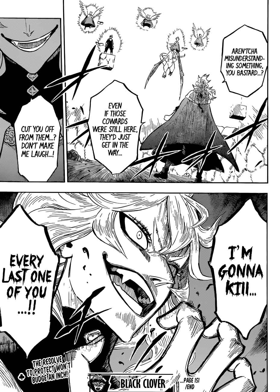 Black Clover Chapter 151 page 17 - Chapter 151: Overwhelming Disadvantage