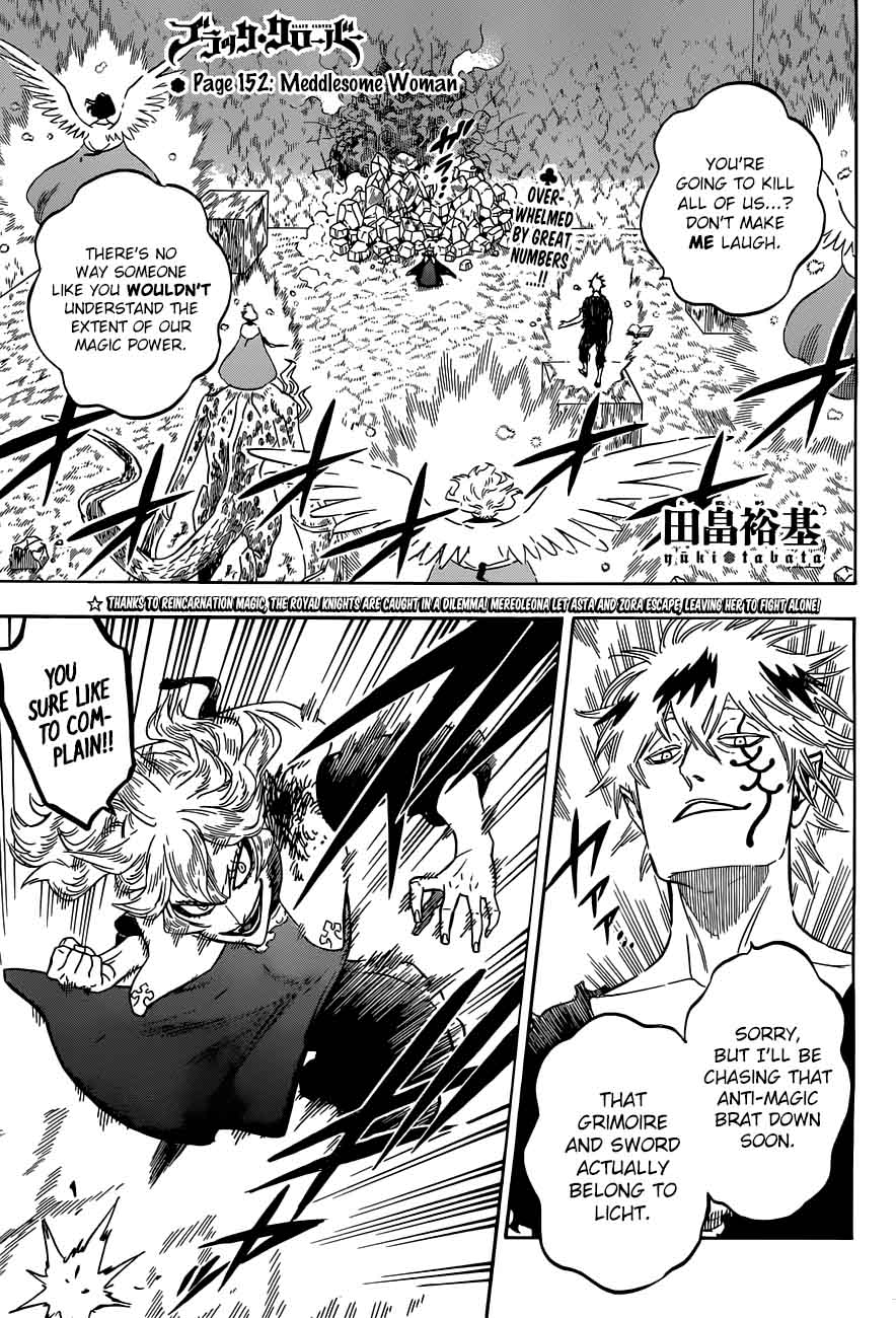 Black Clover Chapter 152 page 1 - Chapter 152: Troublesome Woman