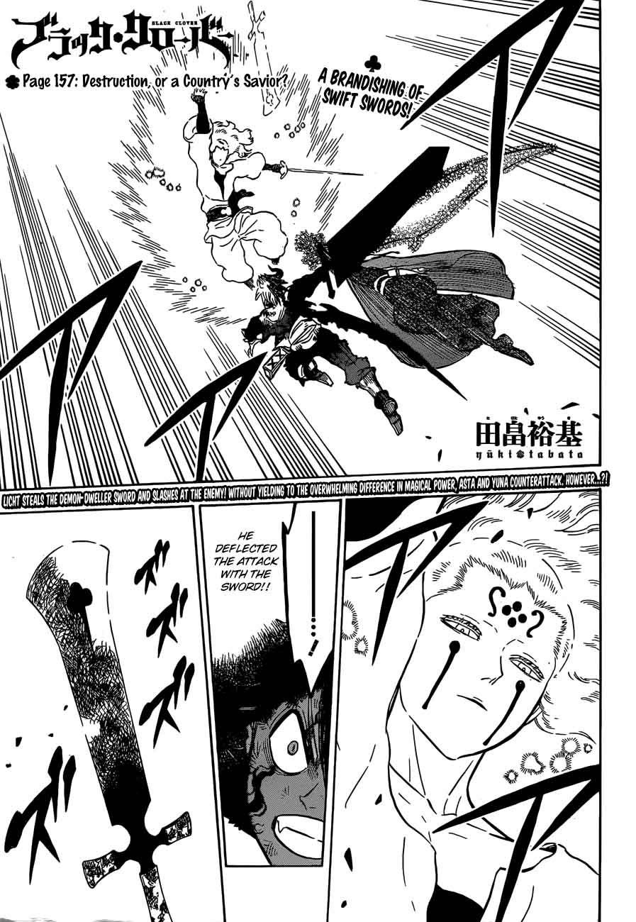 Black Clover Chapter 157 page 1 - Chapter 157: Fall, or Save the Kingdom