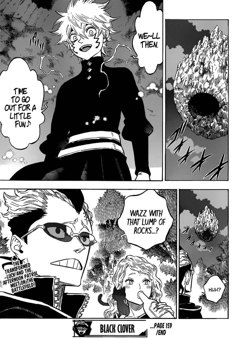 Black Clover Chapter 159 page 16 - Chapter 159: Release from Misfortune