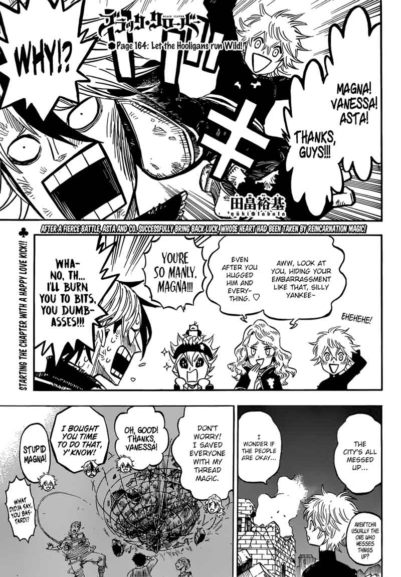 Black Clover Chapter 164 page 1 - Chapter 164: The Good-For-Nothings Rise Up!!
