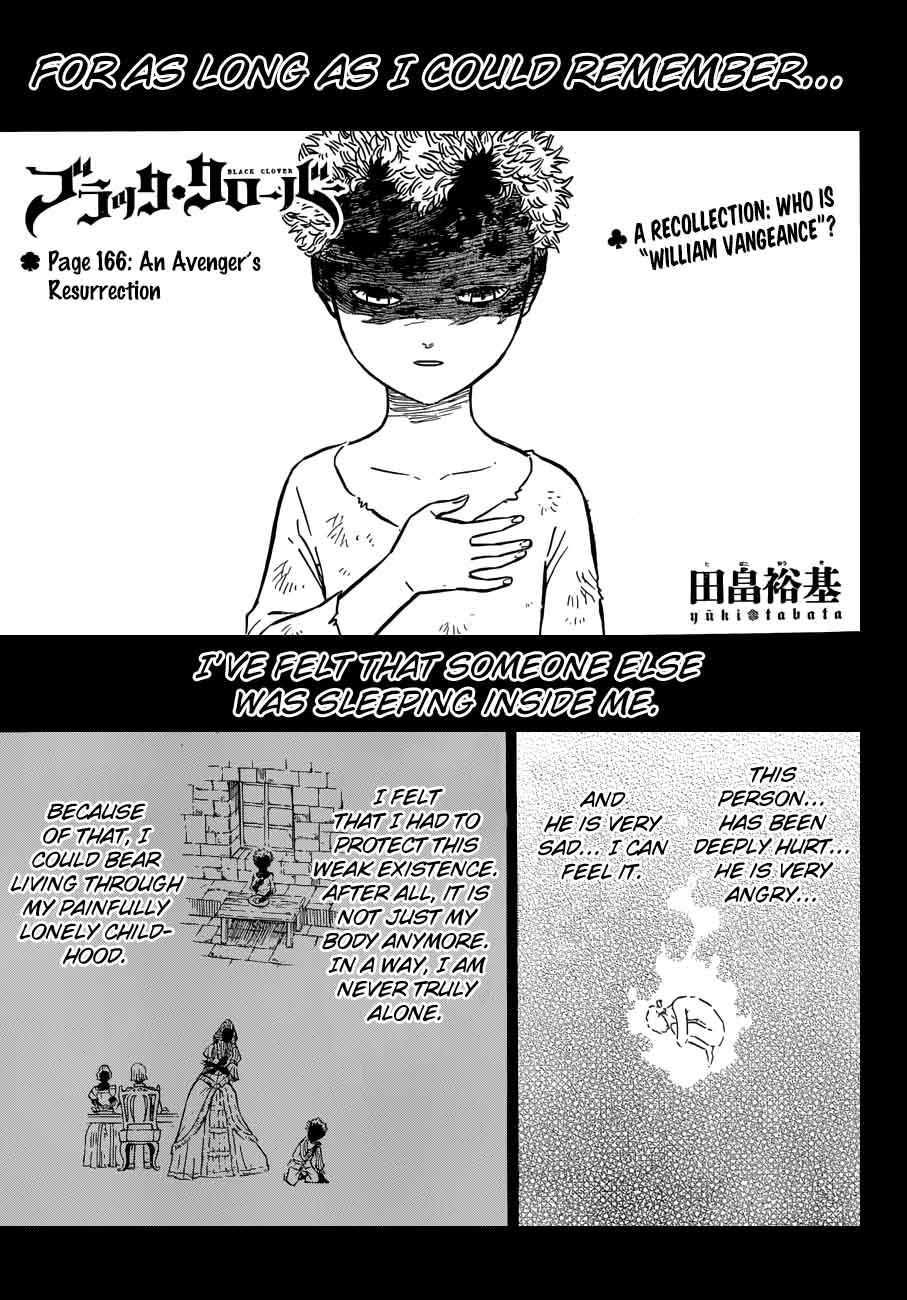 Black Clover Chapter 166 page 1 - Chapter 166: The Resurrected Avenger