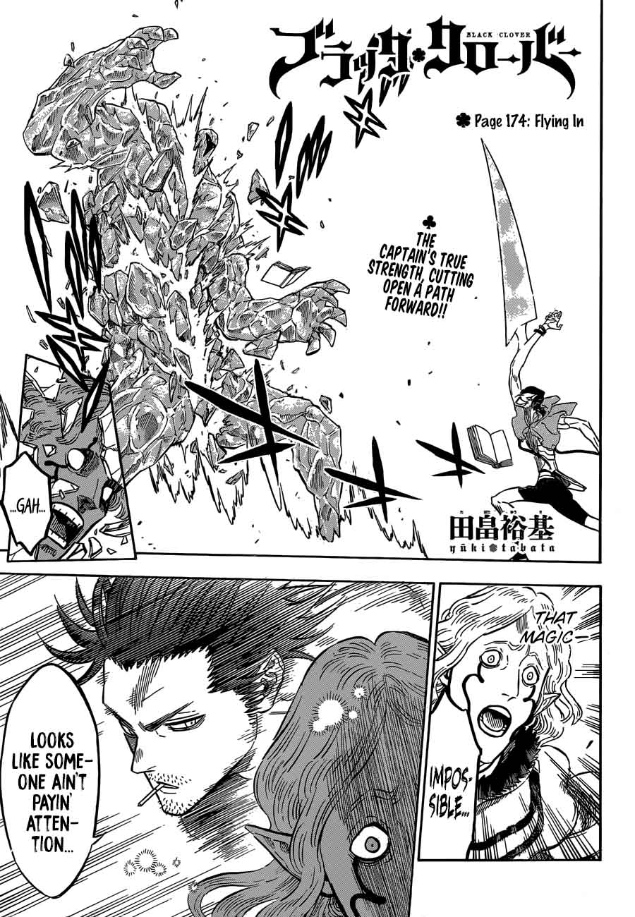 Black Clover Chapter 174 page 1 - Chapter 174: Flying In