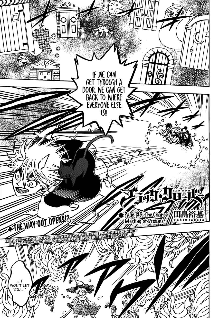 Black Clover Chapter 185 page 1 - Chapter 185: Dream Encounter