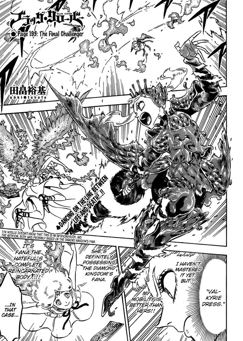 Black Clover Chapter 193 page 1 - Chapter 193: The Final Invaders