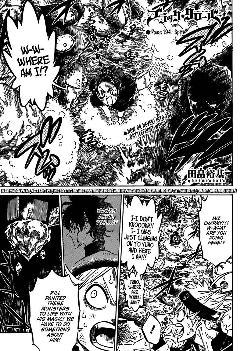 Black Clover Chapter 194 page 1 - Chapter 194: Outrage