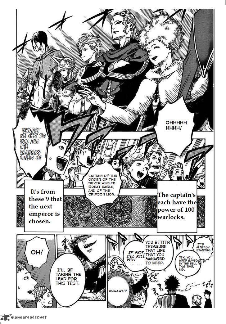 Black Clover Chapter 2 page 10 - Chapter 2: The Magic Knights Entrance Exam