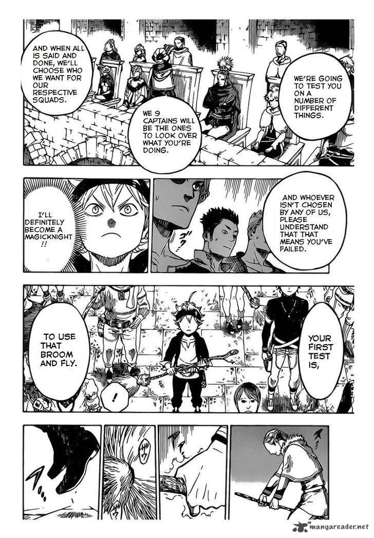 Black Clover Chapter 2 page 14 - Chapter 2: The Magic Knights Entrance Exam