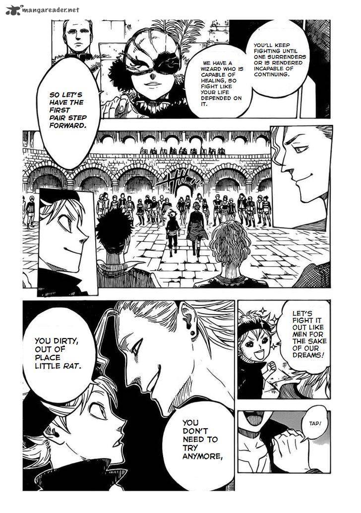 Black Clover Chapter 2 page 19 - Chapter 2: The Magic Knights Entrance Exam