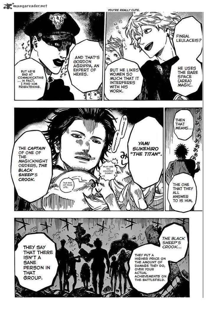 Black Clover Chapter 2 page 8 - Chapter 2: The Magic Knights Entrance Exam