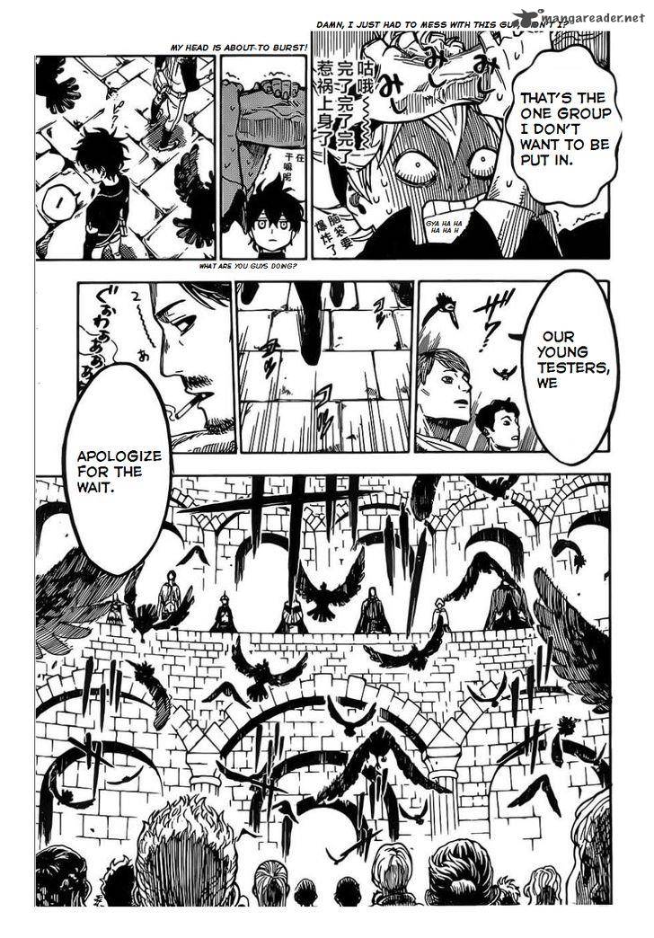 Black Clover Chapter 2 page 9 - Chapter 2: The Magic Knights Entrance Exam