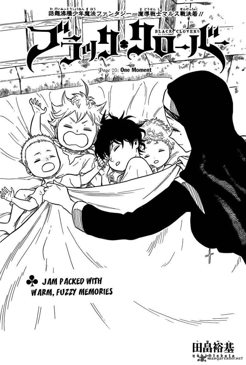 Black Clover Chapter 20 page 1 - Chapter 20: Instant
