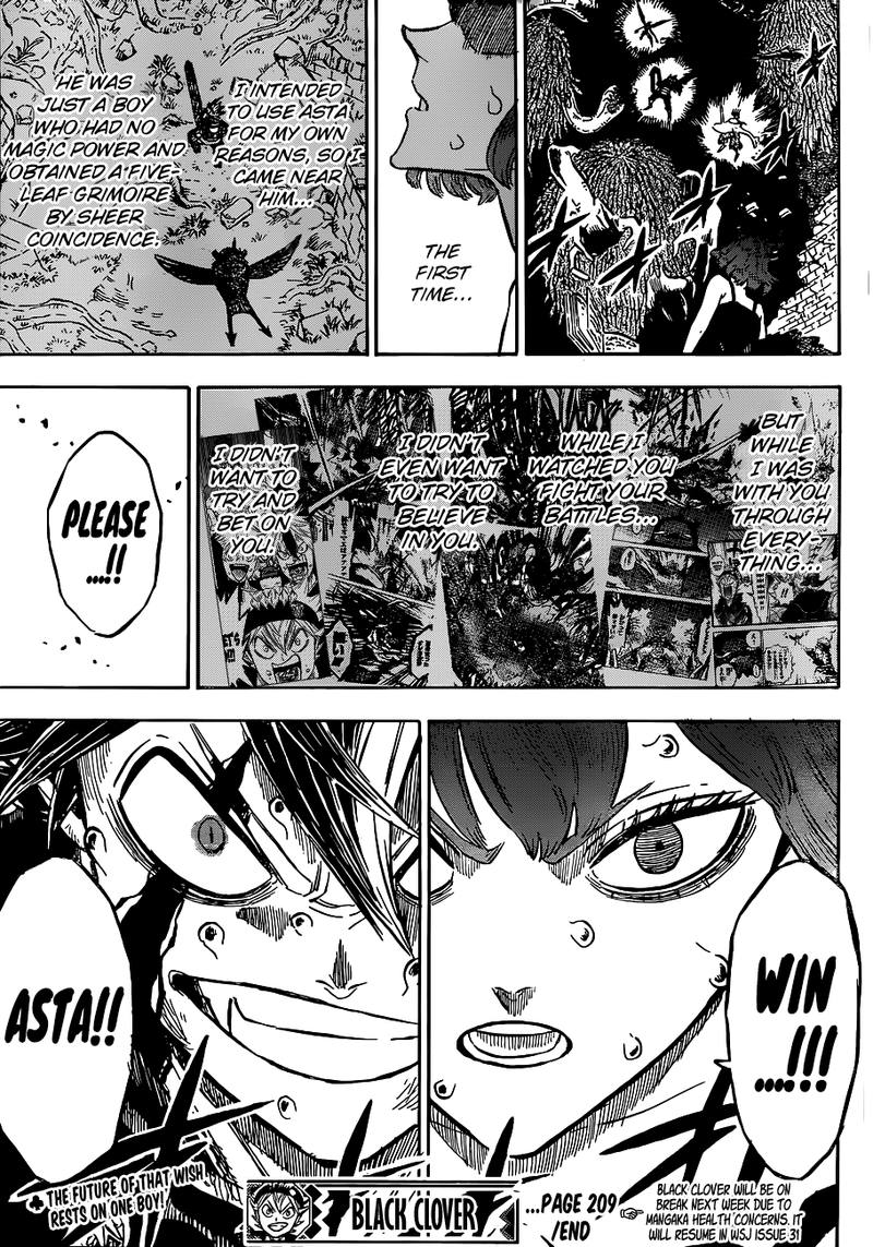 Black Clover Chapter 209 page 11 - Chapter 209: Wish