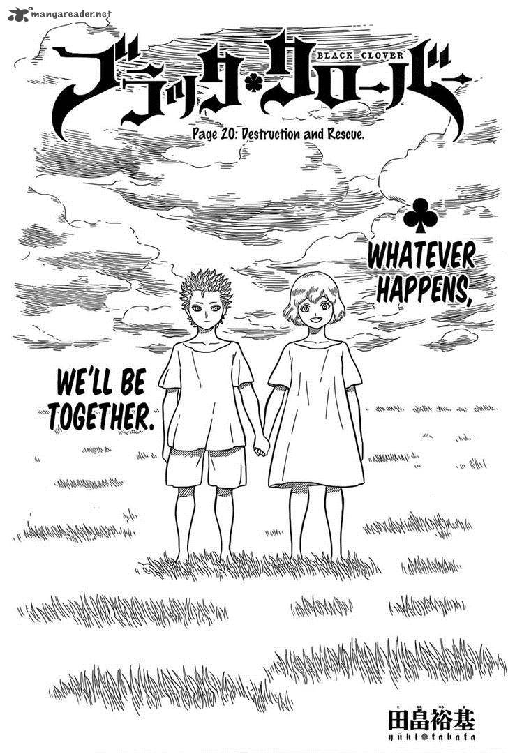 Black Clover Chapter 21 page 1 - Chapter 21: Destruction and Salvation