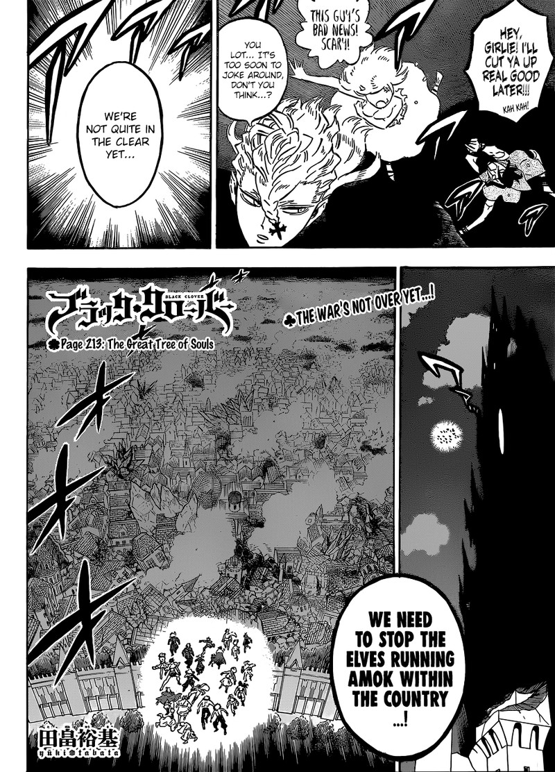 Black Clover Chapter 213 page 2 - Chapter 213: The Great Soul Tree