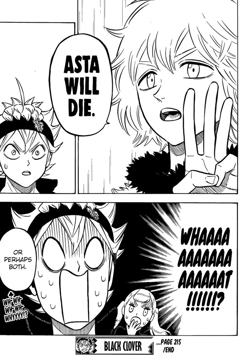 Black Clover Chapter 215 page 11 - Chapter 215: Three Problems