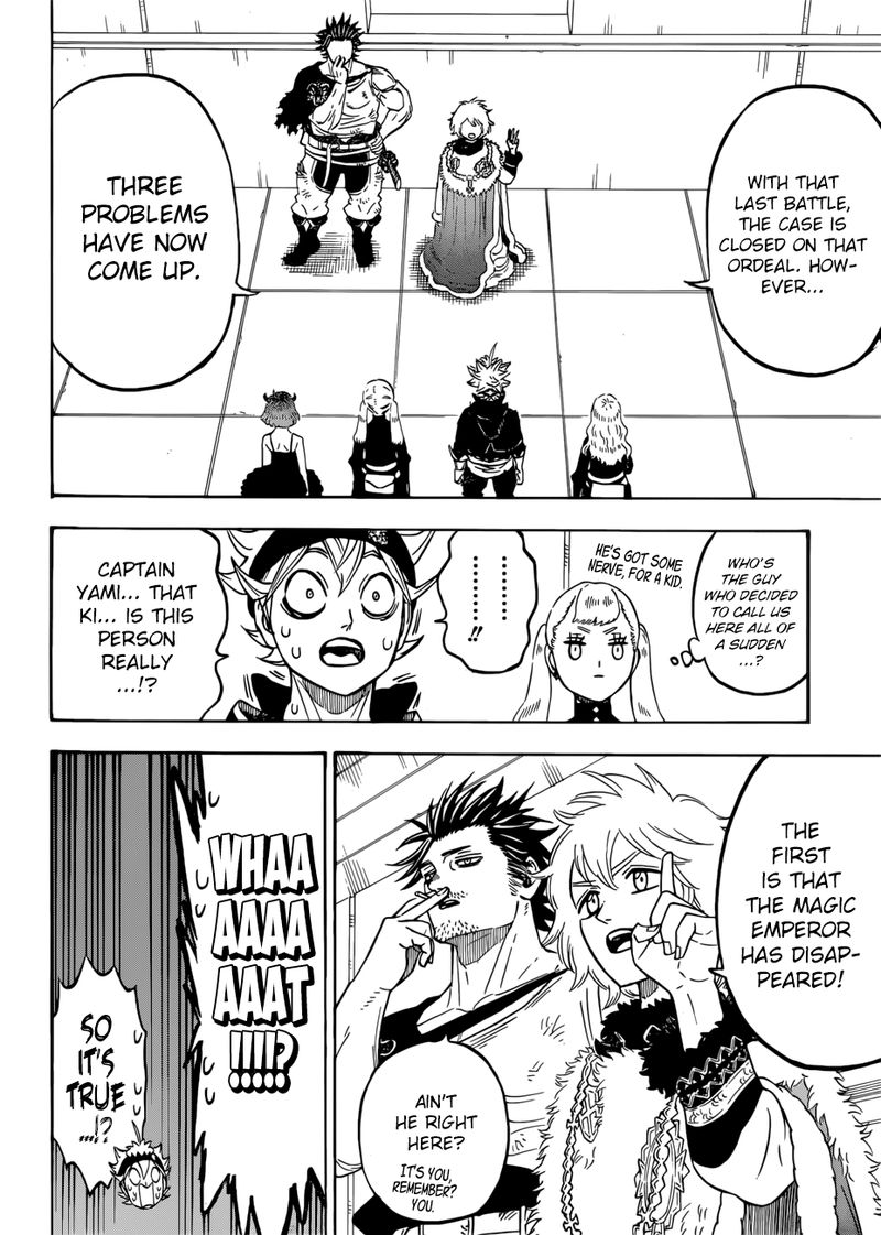 Black Clover Chapter 215 page 6 - Chapter 215: Three Problems